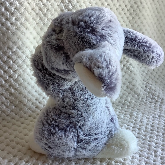 Unbranded Plush Bunny Rabbit Stuffed Animal Toy Grey and White Easter Bunny - Picture 7 of 10